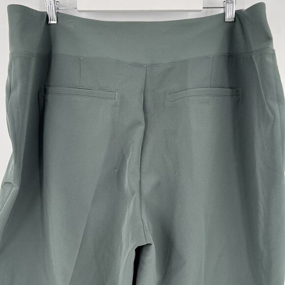 Athleta Endless High Rise Pants Aspen Olive Green Cropped 533636 Women’s Size 20 - Picture 7 of 11